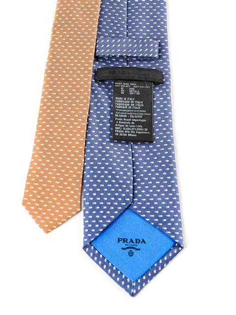 prada silver silk tie|Prada Ties & Bow Ties .